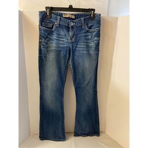 Bke Buckle Sabrina denim jeans  29x31.5 Distressed* Defected‎